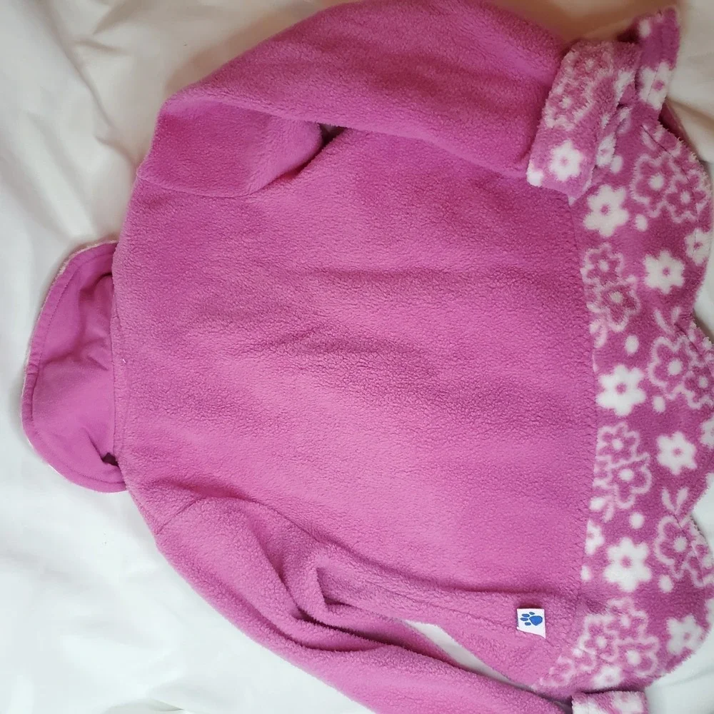 Vintage 90s Blues Clues Embroidered Fleece Jacket Kids 2t Purple‎ Pink Girls